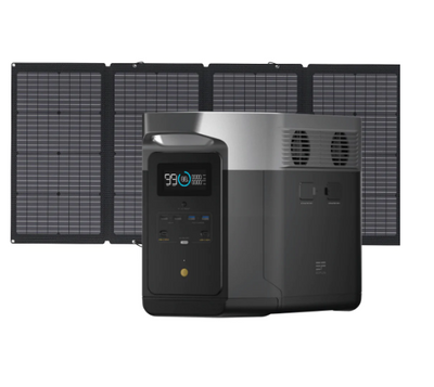 Комплект Зарядна станція EcoFlow DELTA Max (2000) і Сонячна панель 220 W Solar Panel Bundle 1692604878 фото